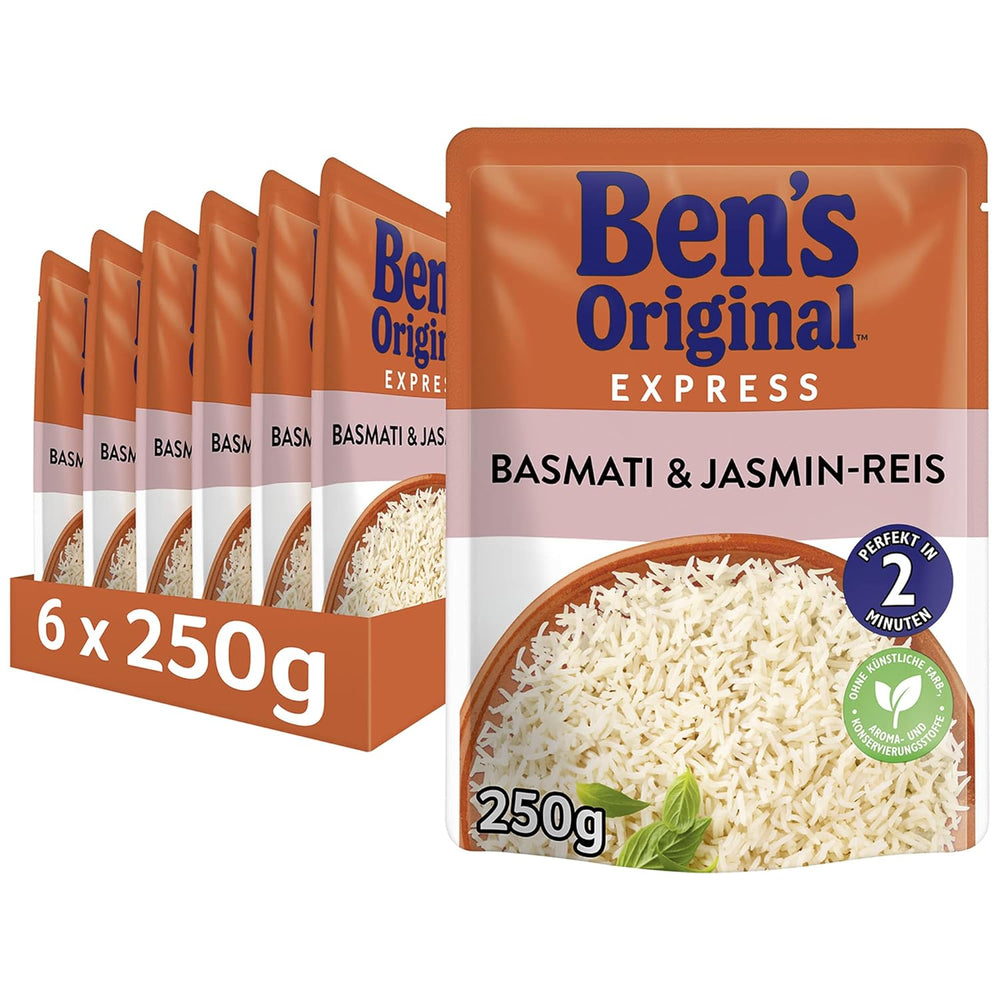 BEN'S ORIGINAL™ Riz basmati express 6 x 220 g