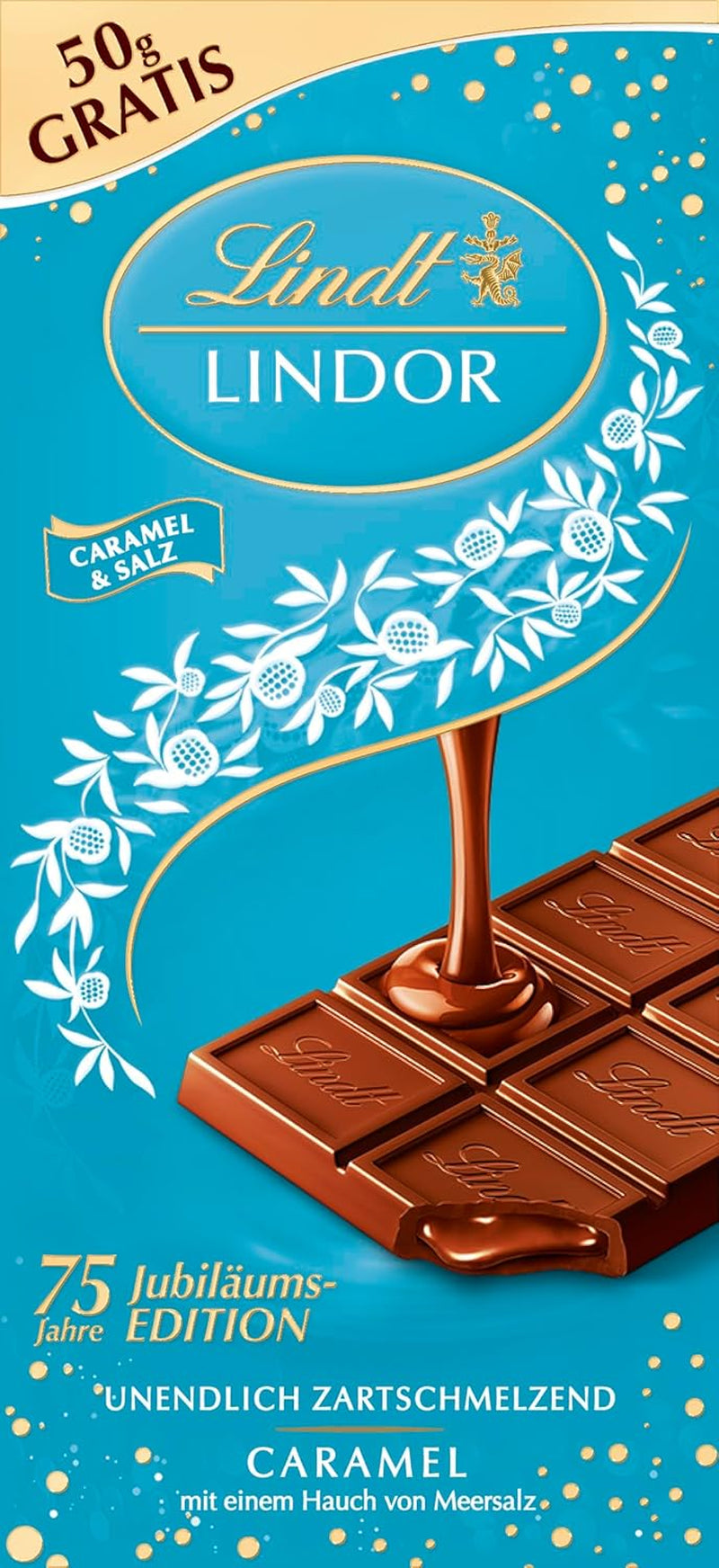 Chocolat Lindt | Sachets LINDOR pour cheesecake | 137g | 10 boules de chocolat au lait fourrées au cheesecake fondant | Cadeau chocolat