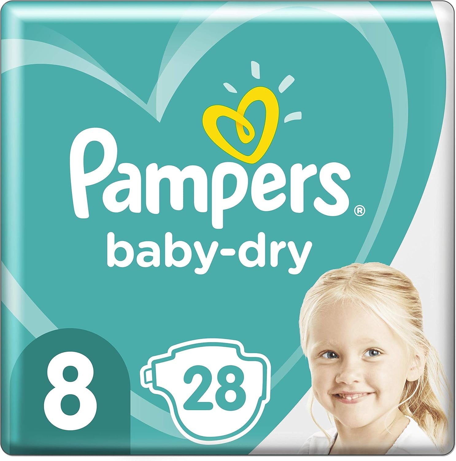 Couches Pampers 81657566 Pantalon Baby-Dry, blanc