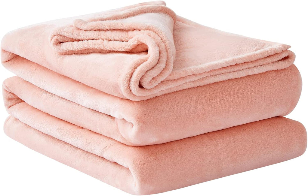 Aisbo Cuddly Blanket Fluffy Blanket Grey - Fleece Blanket 150X200 Cm XL Warm Sofa Blanket, Cosy Living Blanket Light Grey Soft As Living Room Blanket Couch Blanket For Winter Paturi si Cuverturi Besuche den Aisbo-Store Roz 220 X 240 Cm