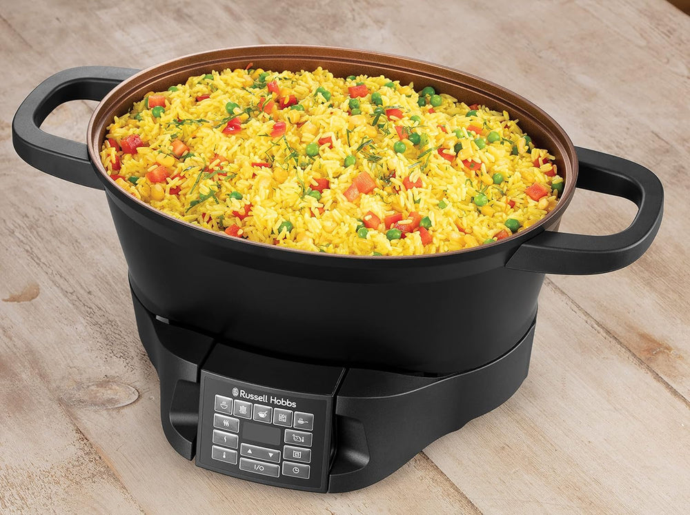 Multicuiseur Russell Hobbs 6,5L, affichage numérique, 8 fonctions de cuisson Mijoteuse Naty Shop