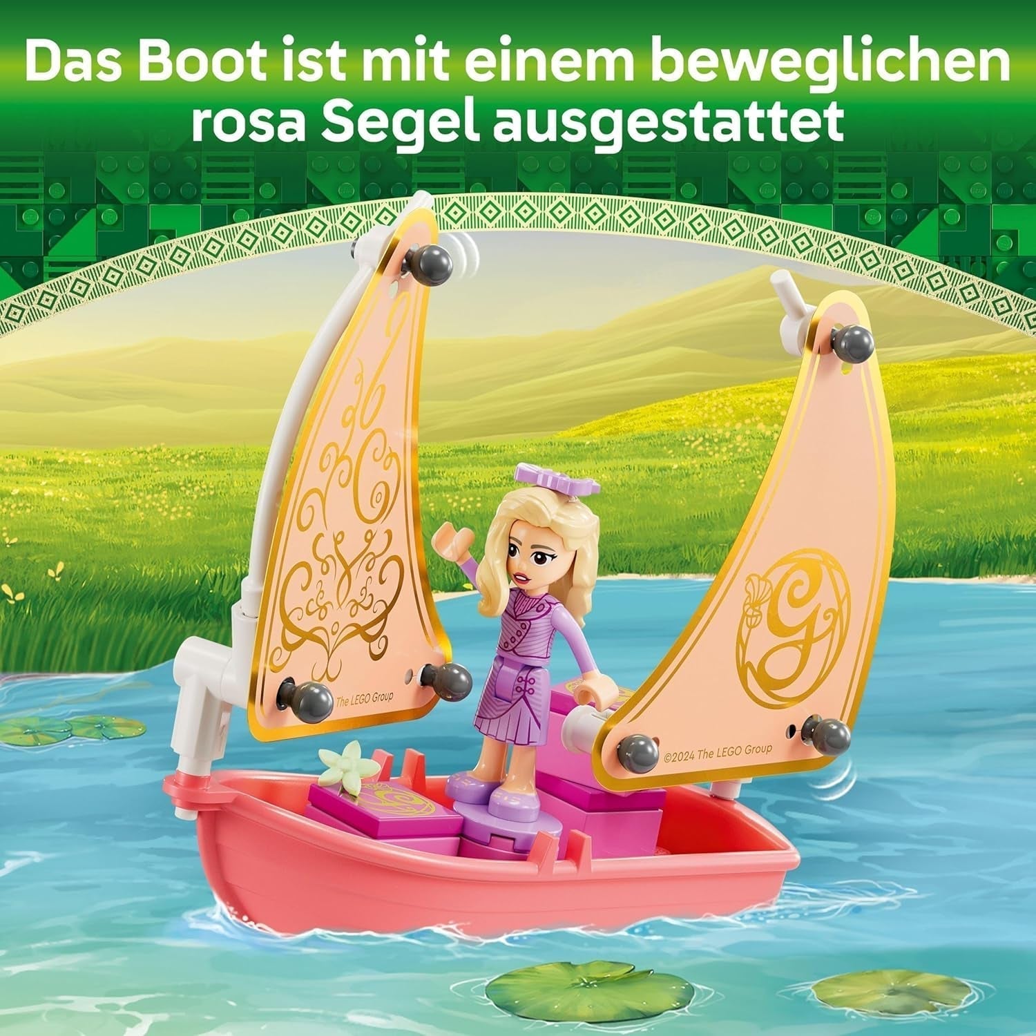 LEGO Wicked Glinda, Elphaba et Nessarose à l'université de Shiz Bateau à voile et bateau jouet à 3 figurines Cadeau pour filles et garçons à partir de 7 ans Amateurs de maisons de poupées 75681 Jeux de construction Besuche den LEGO-Store
