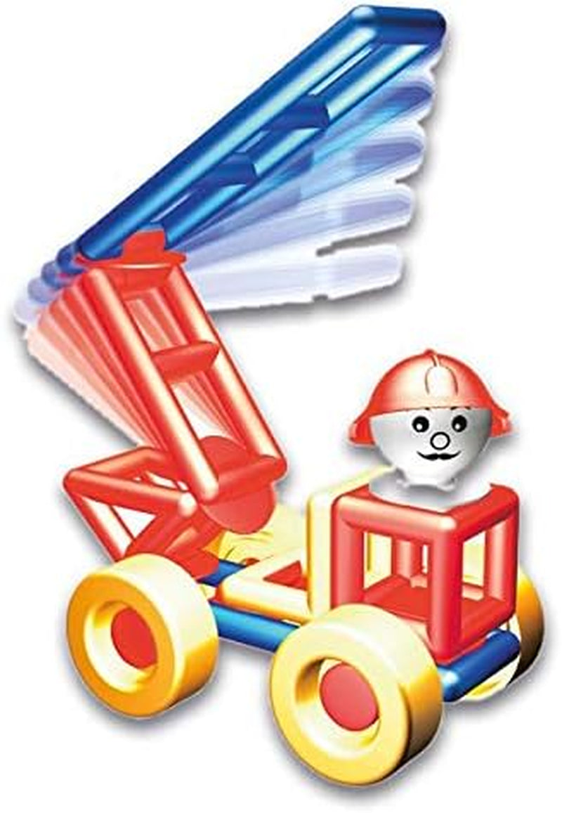 Plasticant Mobilo Konstruktions-Set I, 192 Teile - Kreatives Konstruktionsspielzeug fabriqué en Allemagne - bauen, spielen, lernen für Kinder 3 - 8 Jahre, Rot, Gelb, Blau
