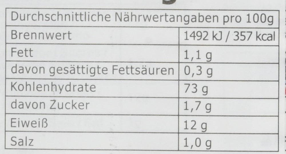 Nouilles de blé (Qingtian), paquet de 6 (6 paquets x 400 g)