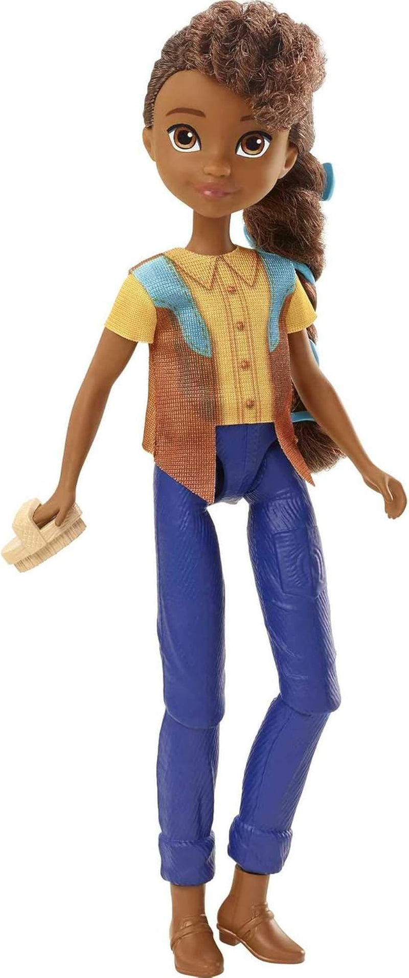 Dreamworks Spirit GXF18 - Spirit - Poupée Pru amusante et à la mode, libre et indomptée (18 cm), 2 tenues et accessoires à la mode, 7 articulations mobiles, excellent cadeau pour les enfants de 3 ans et plus