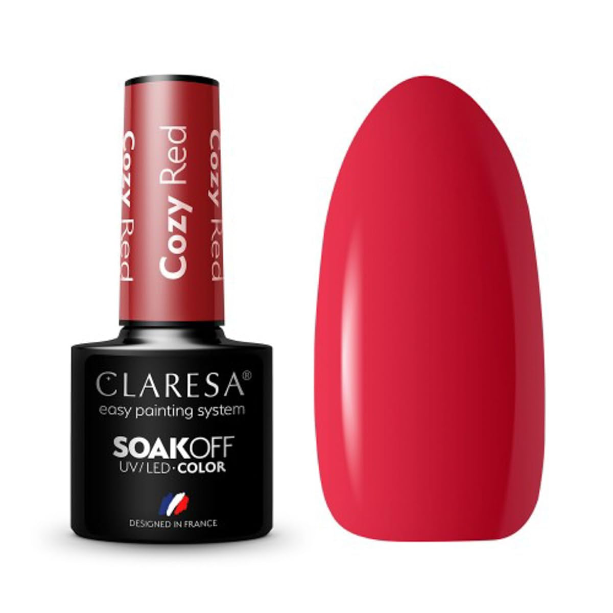 Vopsea de ochi semipermanentă Claresa Cozy Red 5 ml