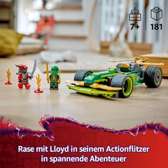 LEGO NINJAGO Lloyd's Action Speedster - Voiture de construction avec 2 figurines pour jouer un rôle, voiture de construction pour enfants - cadeau pour garçons et filles à partir de 7 ans 71828 Jeux de construction Besuche den LEGO-Store
