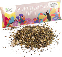 Mélange de fleurs Butterfly Meeting : 100 g de graines de fleurs de papillon de qualité supérieure – Graines d'abeilles respectueuses des insectes, graines de fleurs vivaces et annuelles pour les prairies – Graines de fleurs sauvages de OwnGrown