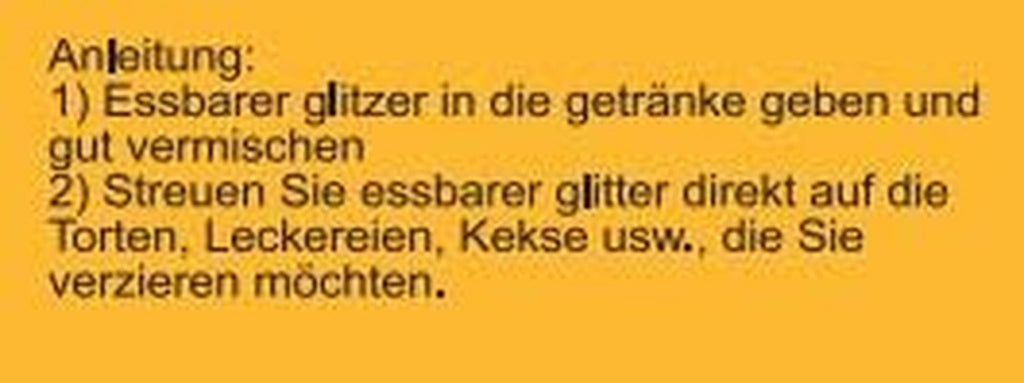 Glitter comestibil, pudra, 5 grame Glitter Naty Shop