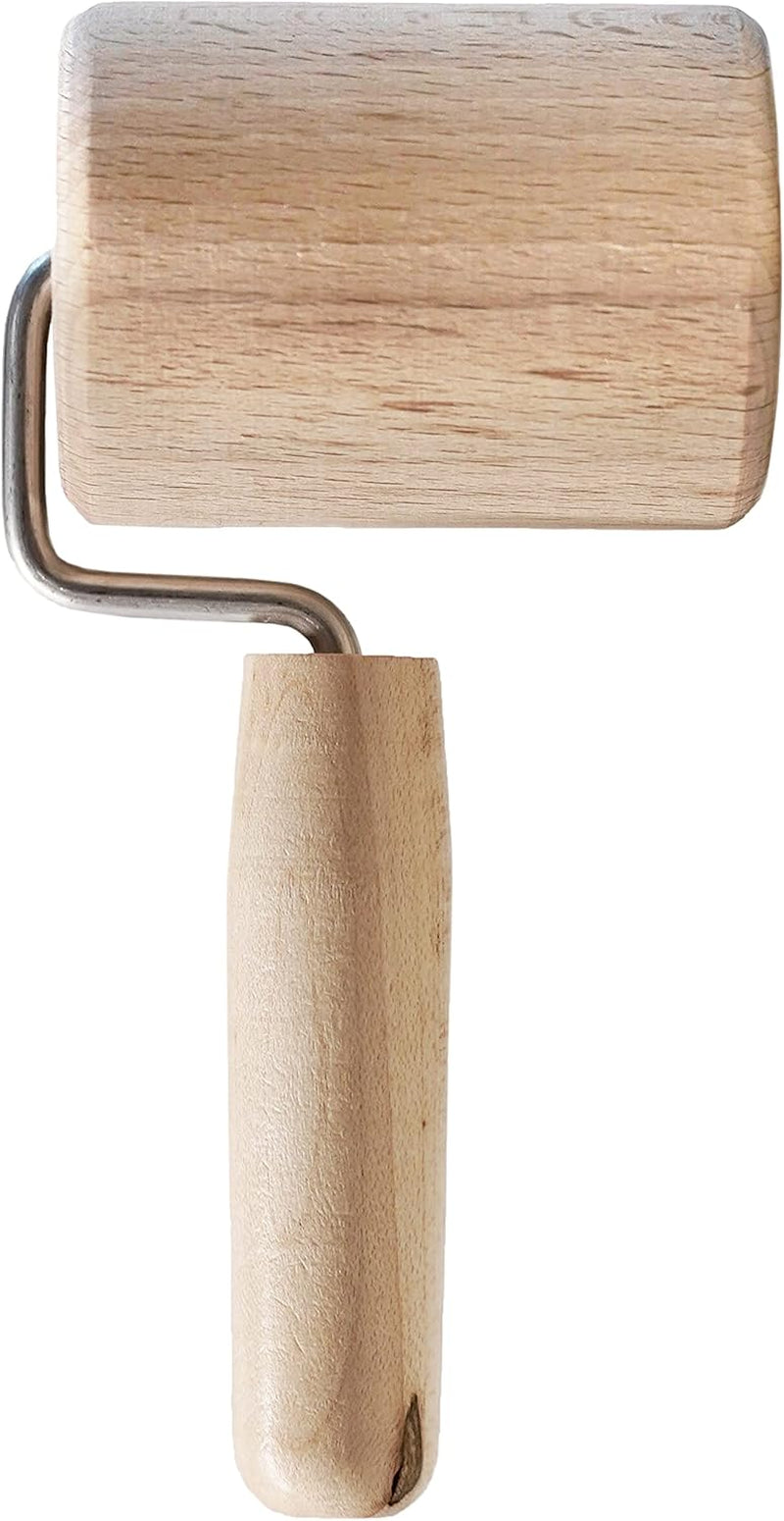 Rouleau de pâtisserie/pâte cylindrique en bois de hêtre Chinchilla® | L'assistant robuste dans la cuisine | Fabriqué en Allemagne | Qualité durable d'Allemagne | 18x5 cm