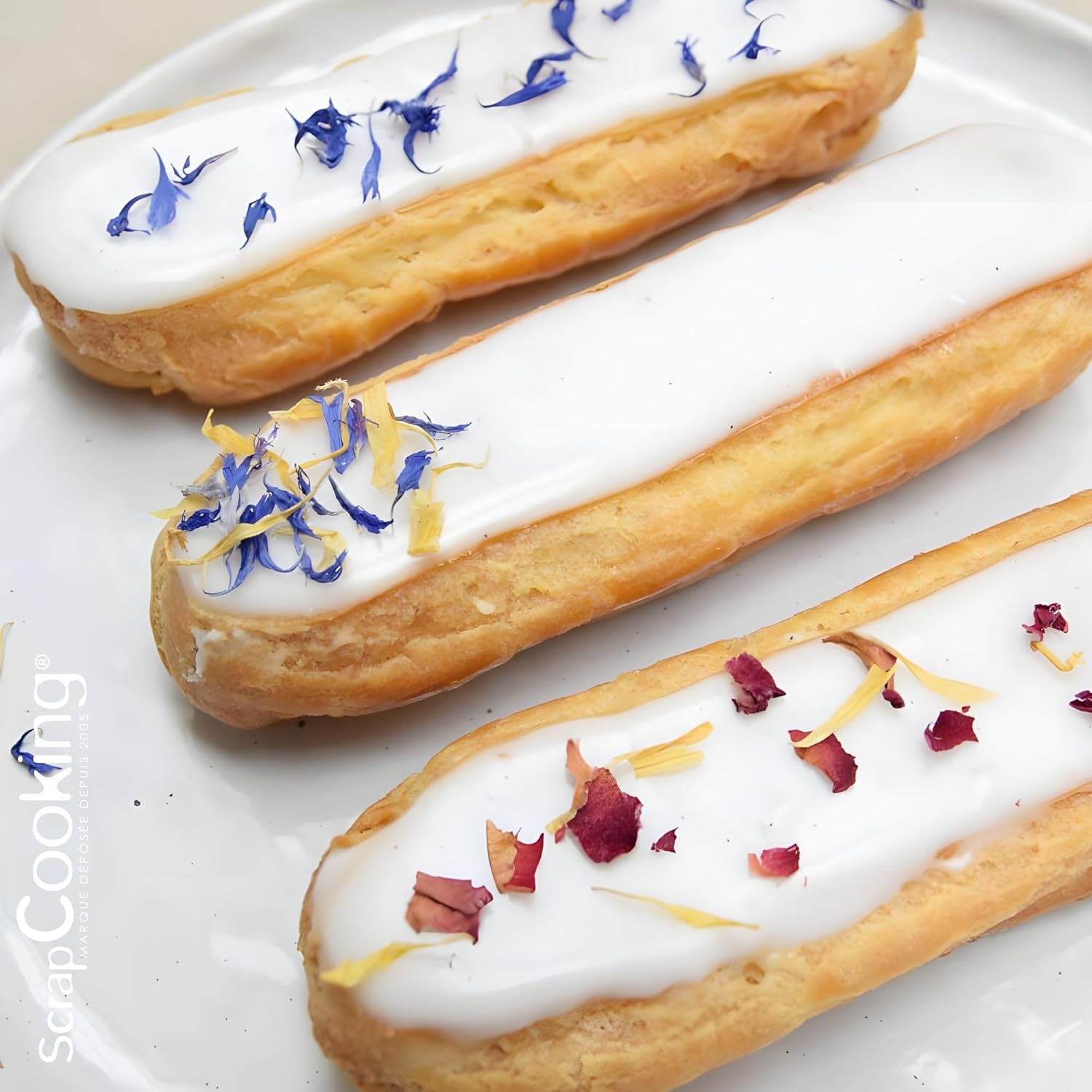 ScrapCooking - Soucis séchés 3,5 g - Fleurs comestibles - Décorations alimentaires pour pâtisserie - Pour desserts, gâteaux, tartes, muffins - Noël, printemps, anniversaire - Jaune doré - 7471