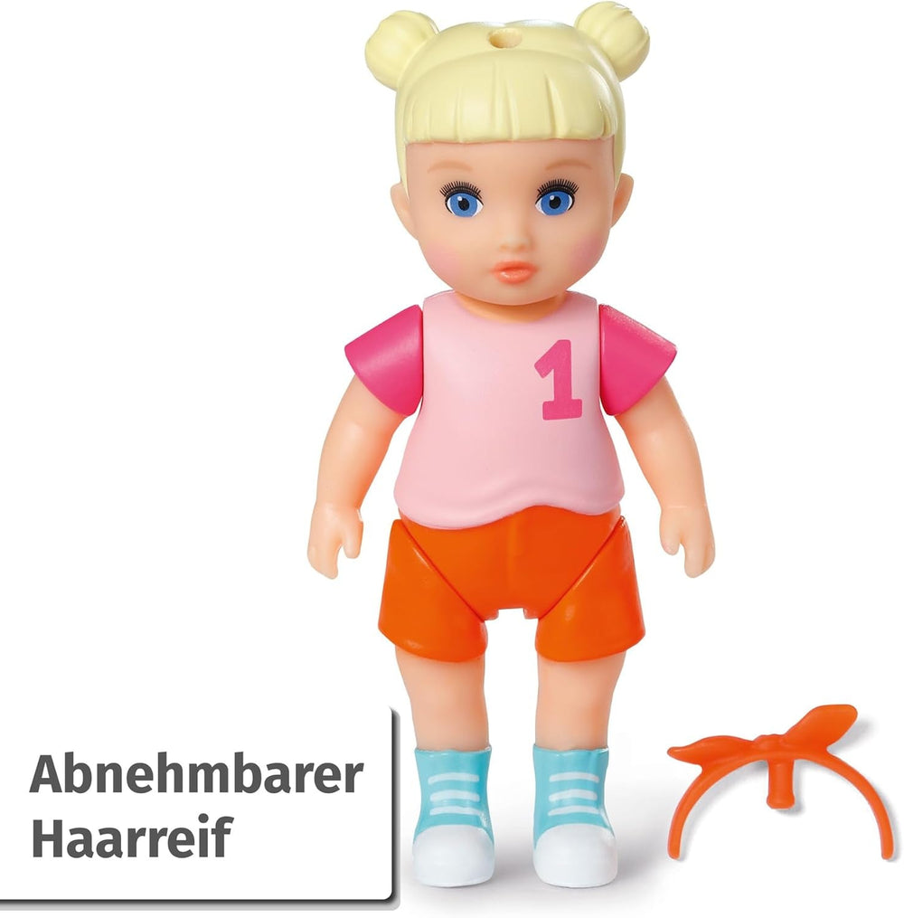 BABY born Minis Doppelpack mit Minis-Puppen Vicky und Mila mit Farbwechseleffekt, Stickerbogen und Accessoires, 906071 Zapf Creation