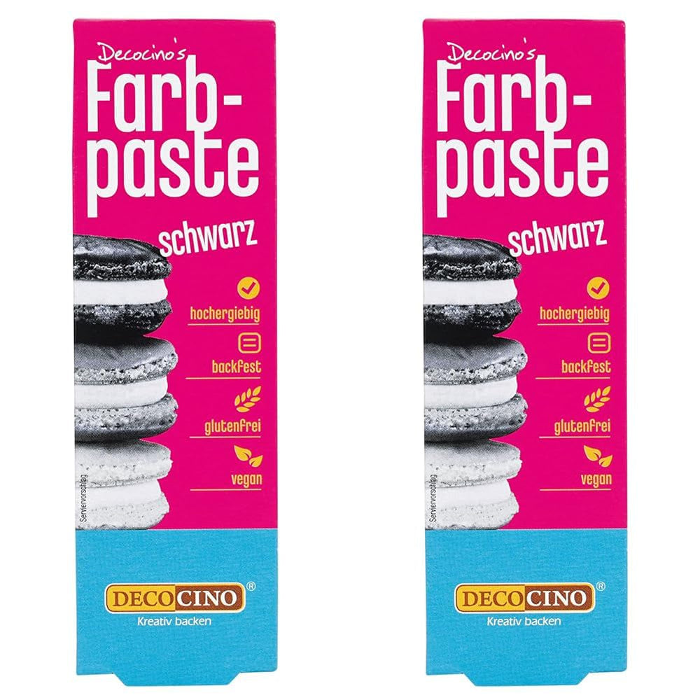 Pâte colorante rose DECOCINO - 20 g - Colorant alimentaire, idéal pour colorer gâteaux, fondants et crèmes - Sans acides gras azoïques ni gluten