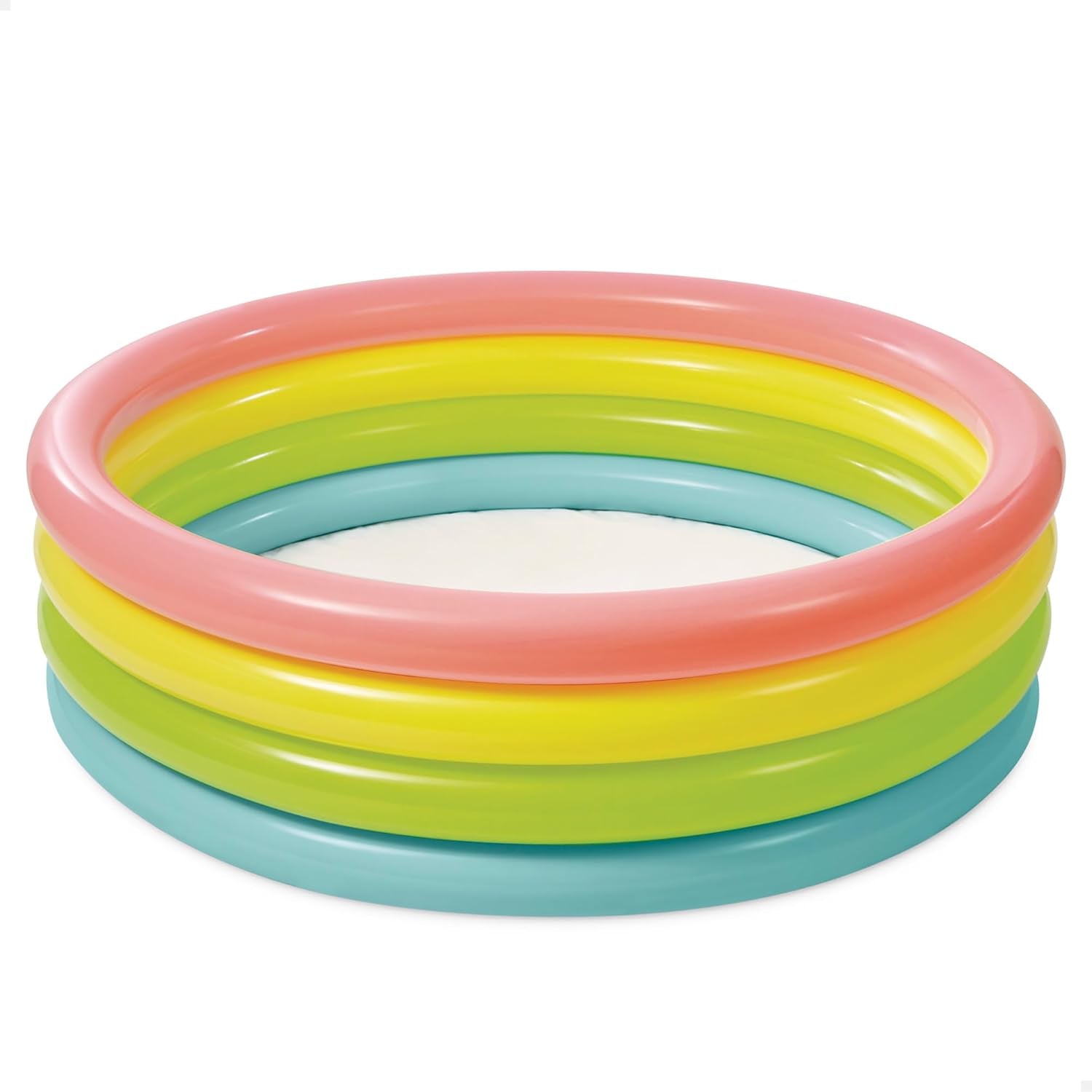Intex 56441 NP - Piscine Gonflable Sunset Glow, Quatre Anneaux, Vinyle, Multicolore, 168x46 cm