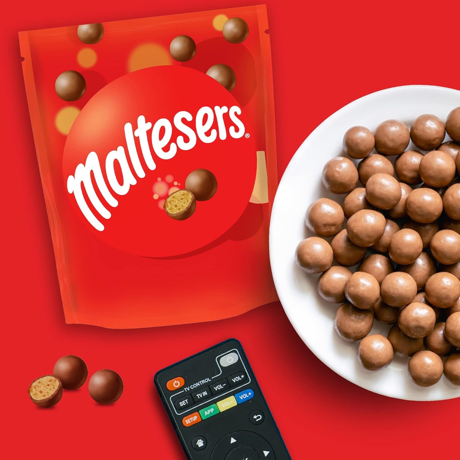 Maltesers, boules de chocolat au centre croustillant et léger, aéré, snack chocolaté, 1 paquet (1 x 300g)