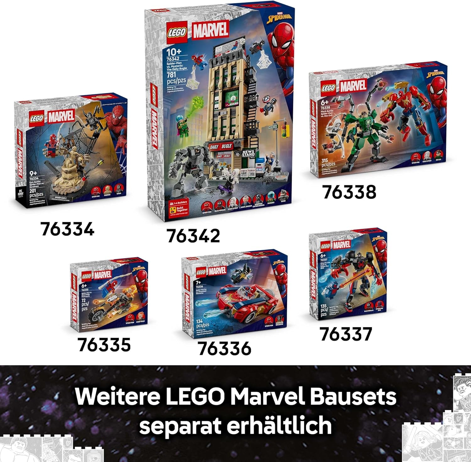 LEGO | Groot im Ravager-Outfit - Superhelden Spielzeug mit Baubarer Figur für Rollenspiele - Kinder Konstruktionspielzeug - Creative Geschenk for Jungen ab 10 Jahren, Mädchen and Filmfans - 76341
