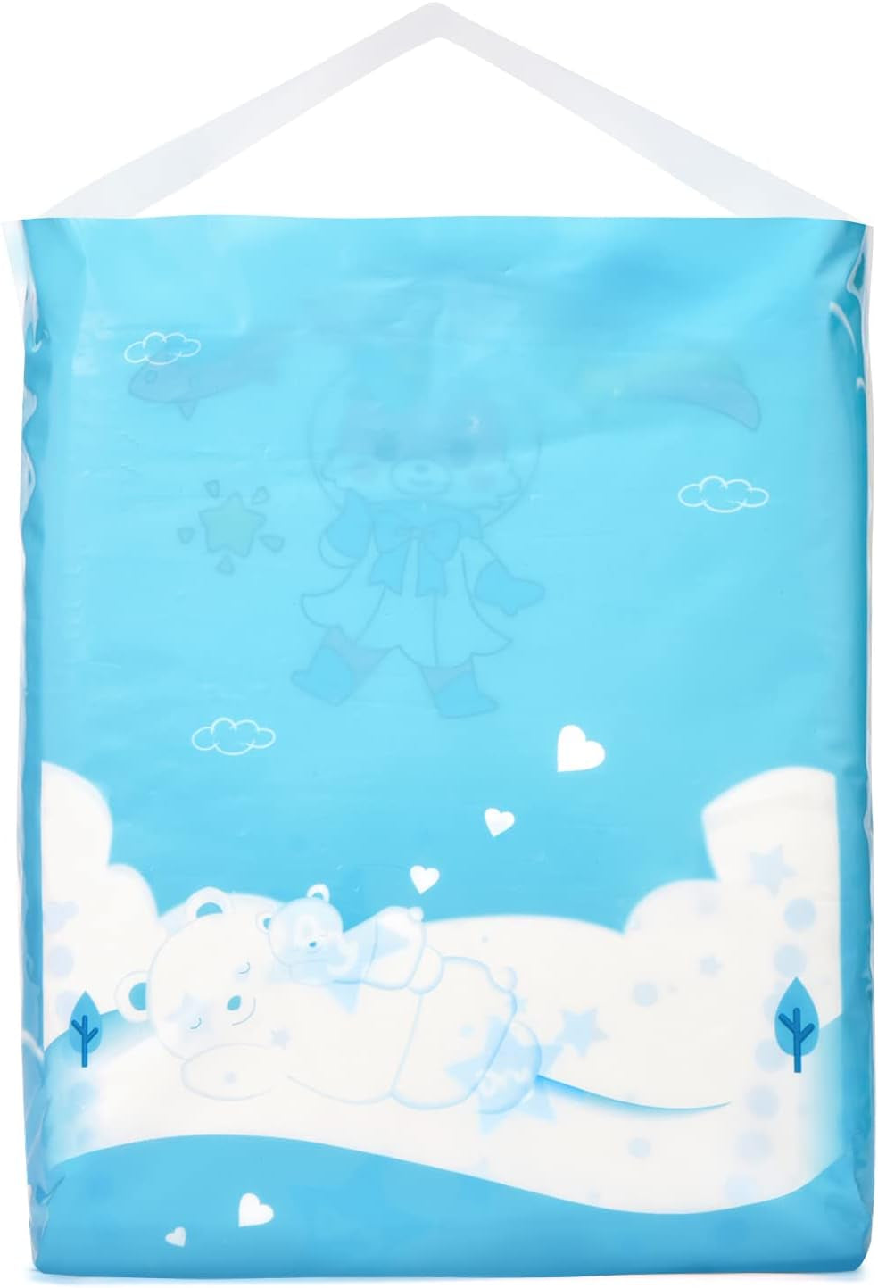 Couches imprimées pour adultes 5500-5800 ml, paquet de 2, assortiment aléatoire de 3 imprimés - Astro Babies (L)