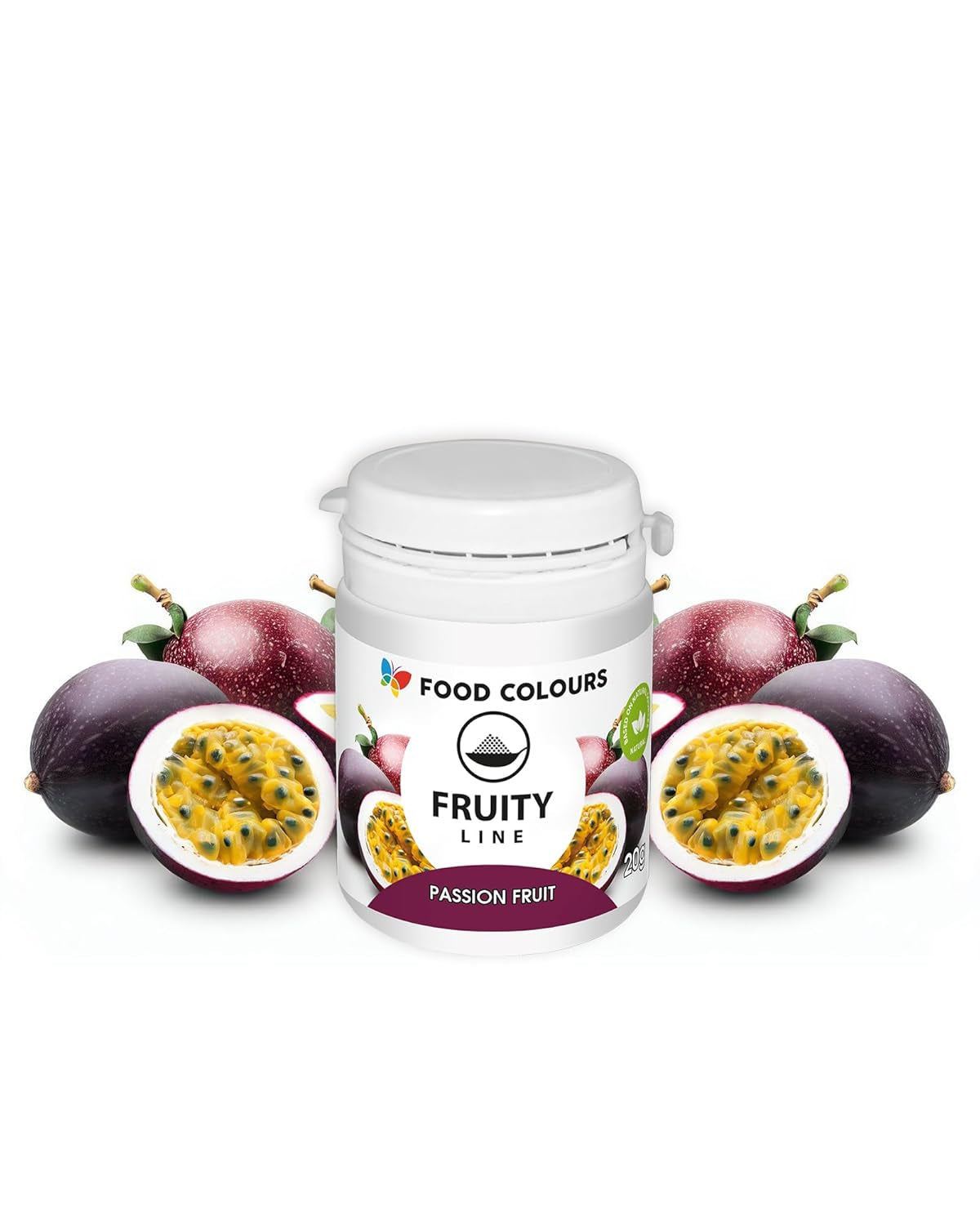 Coloranți alimentari pudră colorant natural Fruity Line BLUEBERRY 20G pudră colorantă naturală pentru creme glazură burete aluat sub formă de pudră colorant alimentar pentru băuturi jeleuri