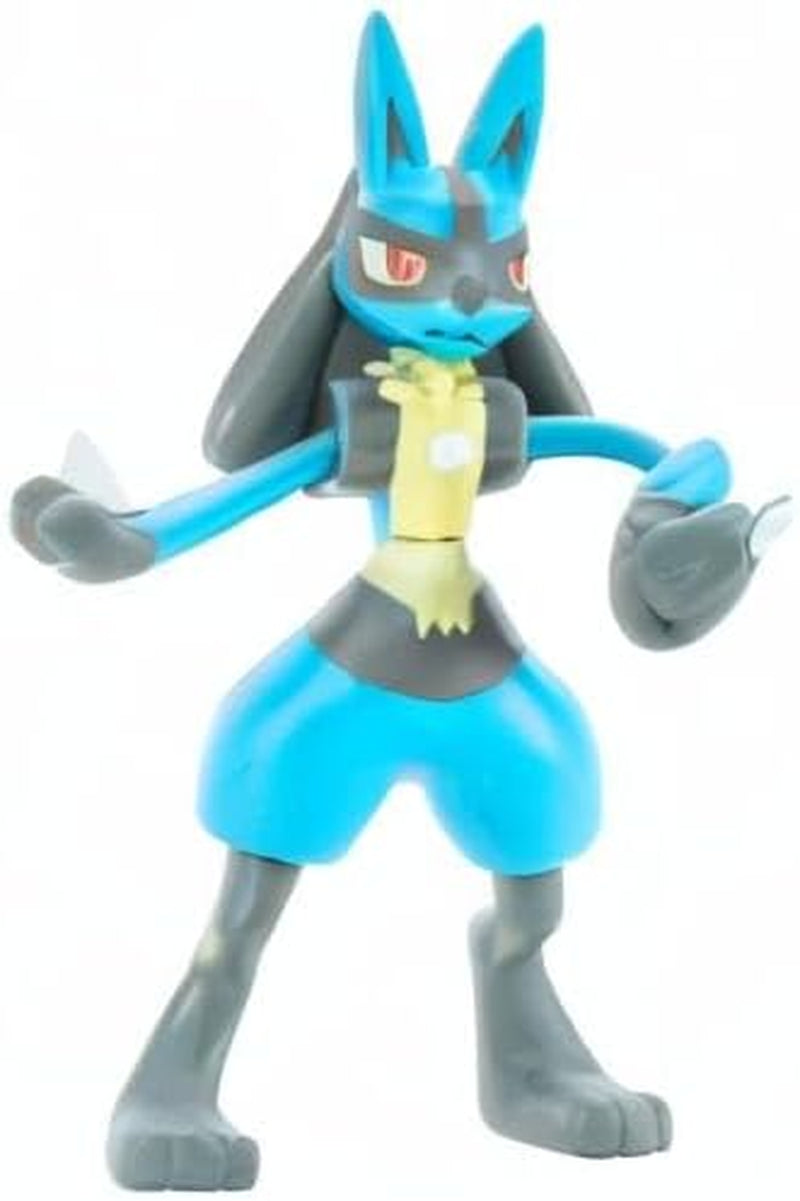 Pack de 8 figurines Pokémon - Figurine 5-11 cm - Garchomp, Pikachu, Évoli, Lucario, Riolu, Munchlax, Glaceon & Leafeon - Nouveauté 2023 - Figurines Jouets Officielles Naty Shop