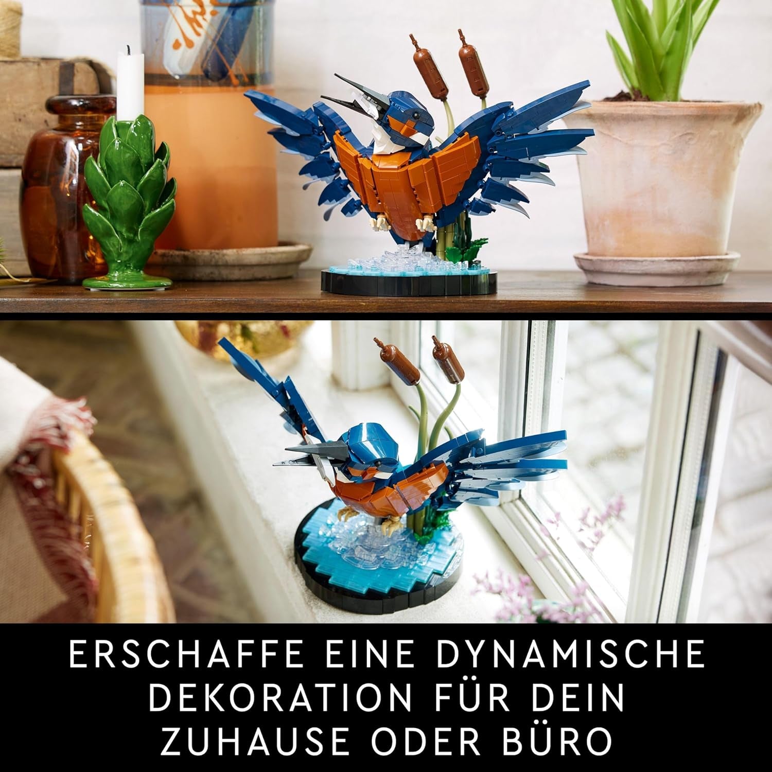 Ensemble de construction LEGO Icons Kingfisher pour adultes, figurine d'oiseau pour salon ou bureau, décoration de maison et de bureau, cadeau pour les amateurs d'oiseaux et les ornithologues, femmes et hommes 10331 Ensembles de construction Besuche den LEGO-Store