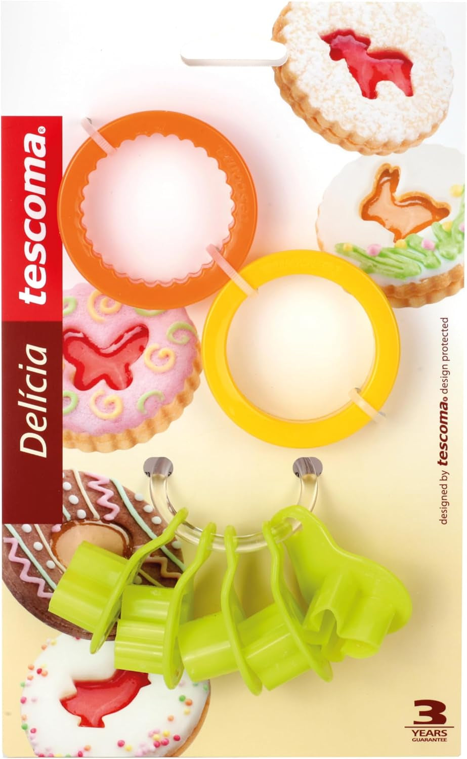 Boîtes à biscuits de Pâques Tescoma pour biscuits Linzer DELÍCIA, 8 pièces.