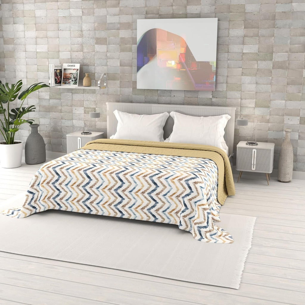 Cuvertură de vară imprimată Fantasy, umplutură din poliester, Petali, 260X270Cm