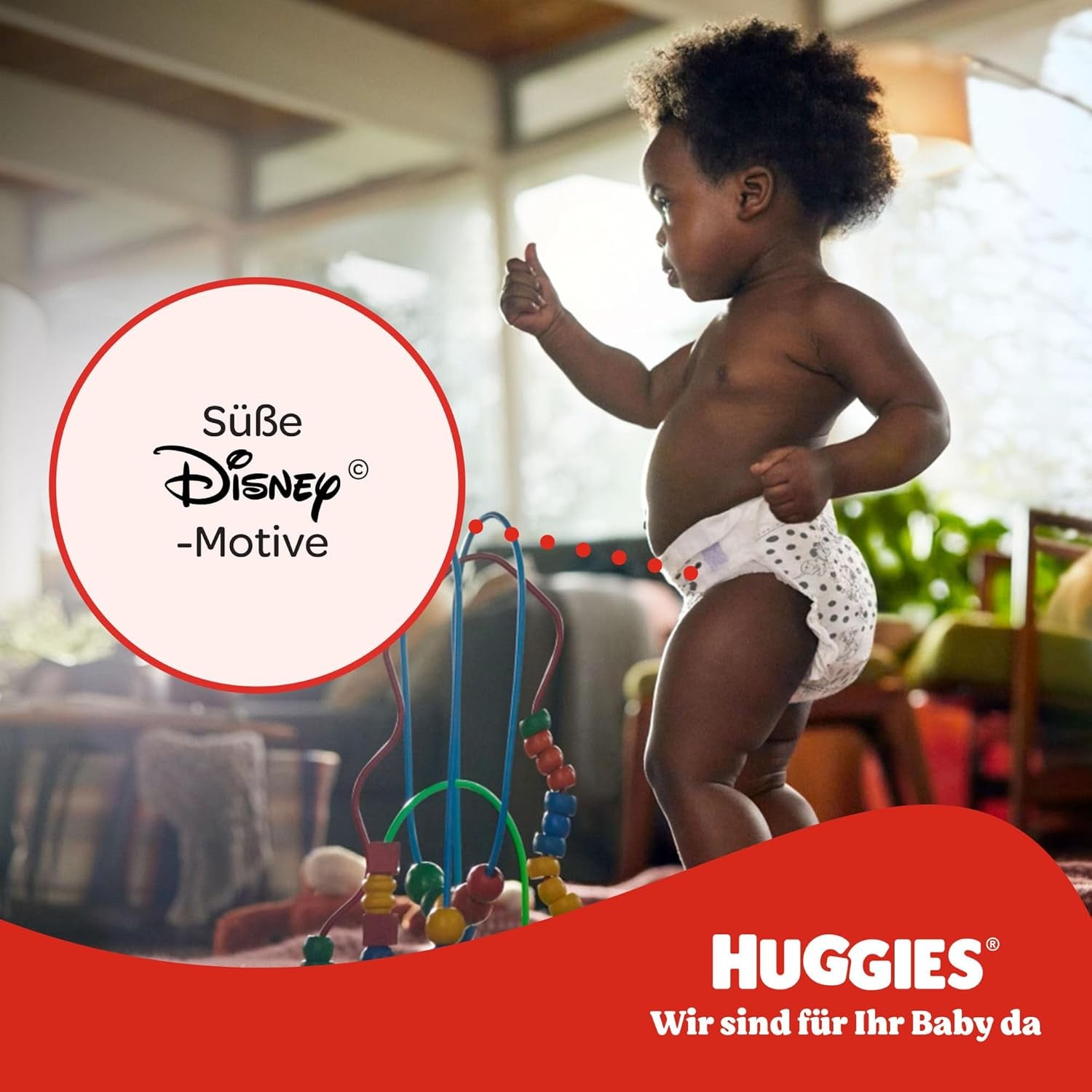 Huggies Little Movers Disney Pantalon, taille 5, 104 pièces (2 x 52), boîte mensuelle