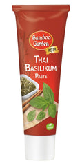 Bamboo Garden - Pâte de basilic thaïlandais | Pour currys, soupes, sauces ou vinaigrettes | Végétalien | 45 g dans le tube