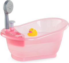 Corolle 9000141660 - Baignoire Mon Grand Poupon avec fonction pompe et canard en caoutchouc pour toutes les poupées 30-36 cm, 32,5 cm, à partir de 3 ans