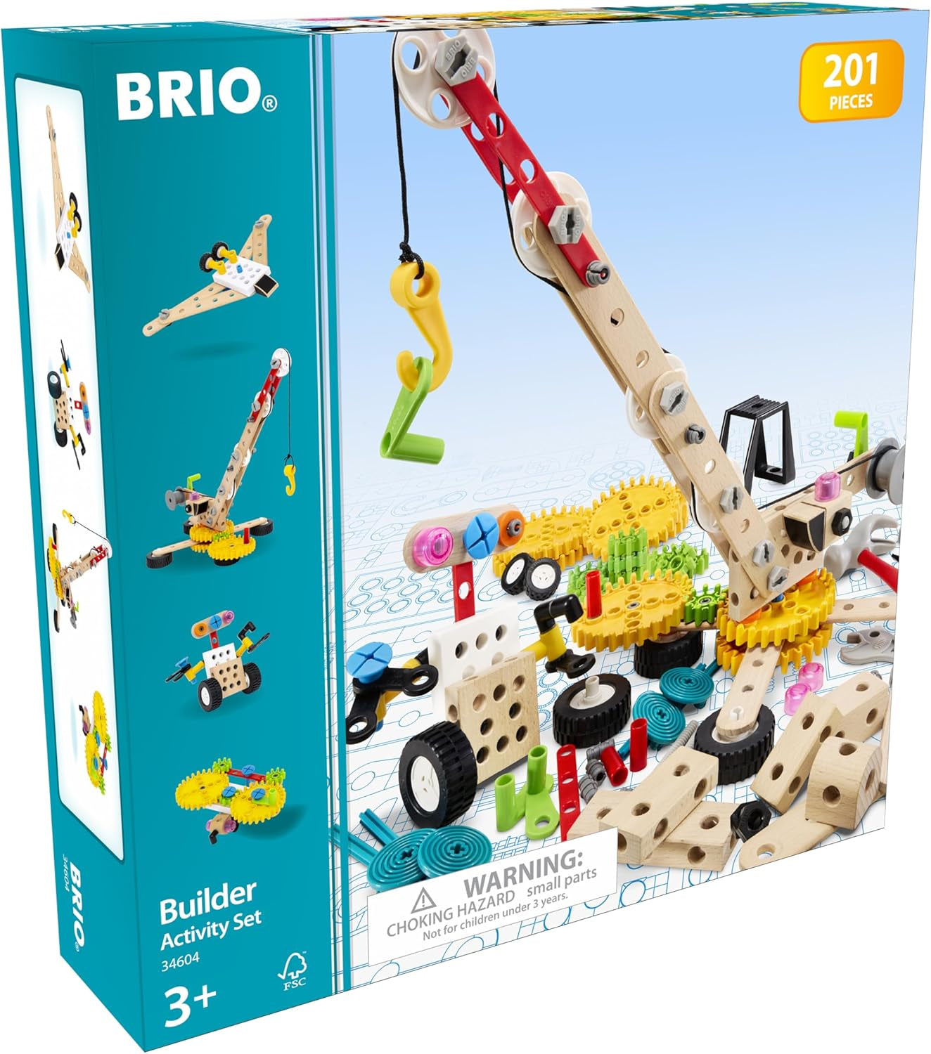 BRIO Builder – 34604 Ensemble de jardin d'enfants Builder | Programmes de jeux de rôle et de construction pour enfants à partir de 3 ans