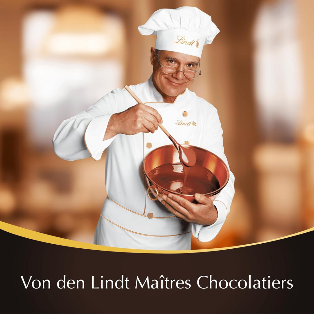Chocolat Lindt | Sticks LINDOR 60% Cacao | 100g | 4 tablettes de chocolat fourrées au chocolat noir 60% de cacao et fondantes | Barre de chocolat