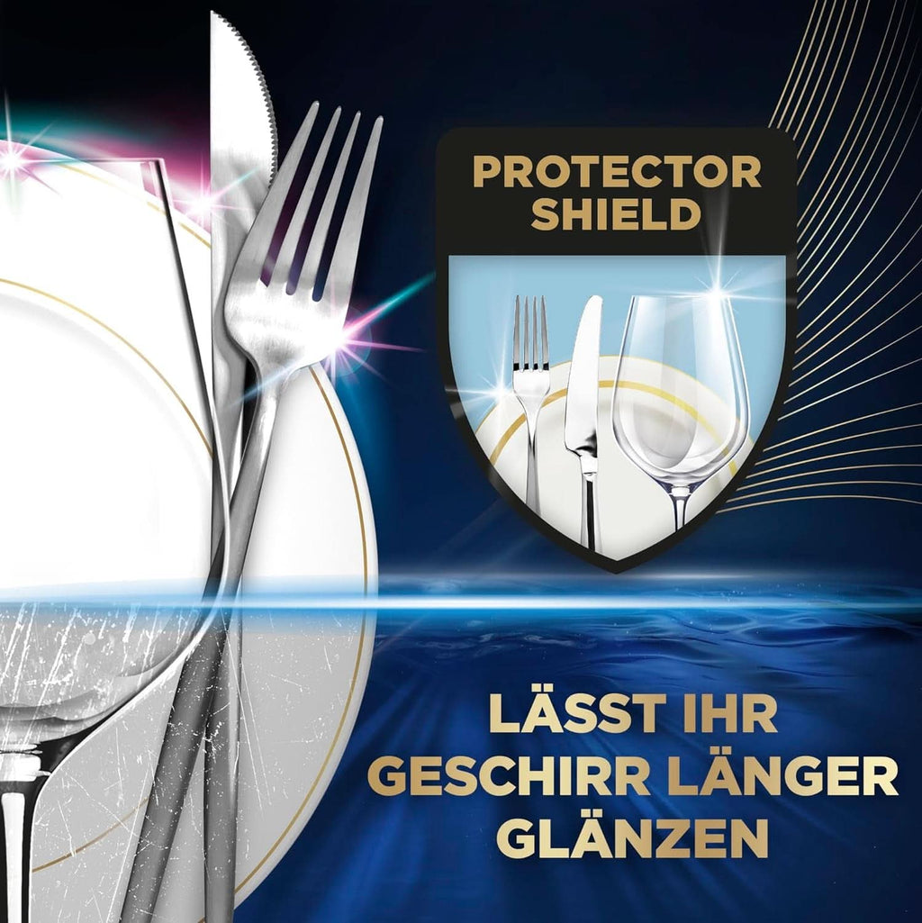 Finish Ultimate plus Infinity Shine Citrus Dishwasher Tabs - Tablete pentru mașină de spălat vase, curățare intensivă - 105 capsule, lămâie Naty Shop