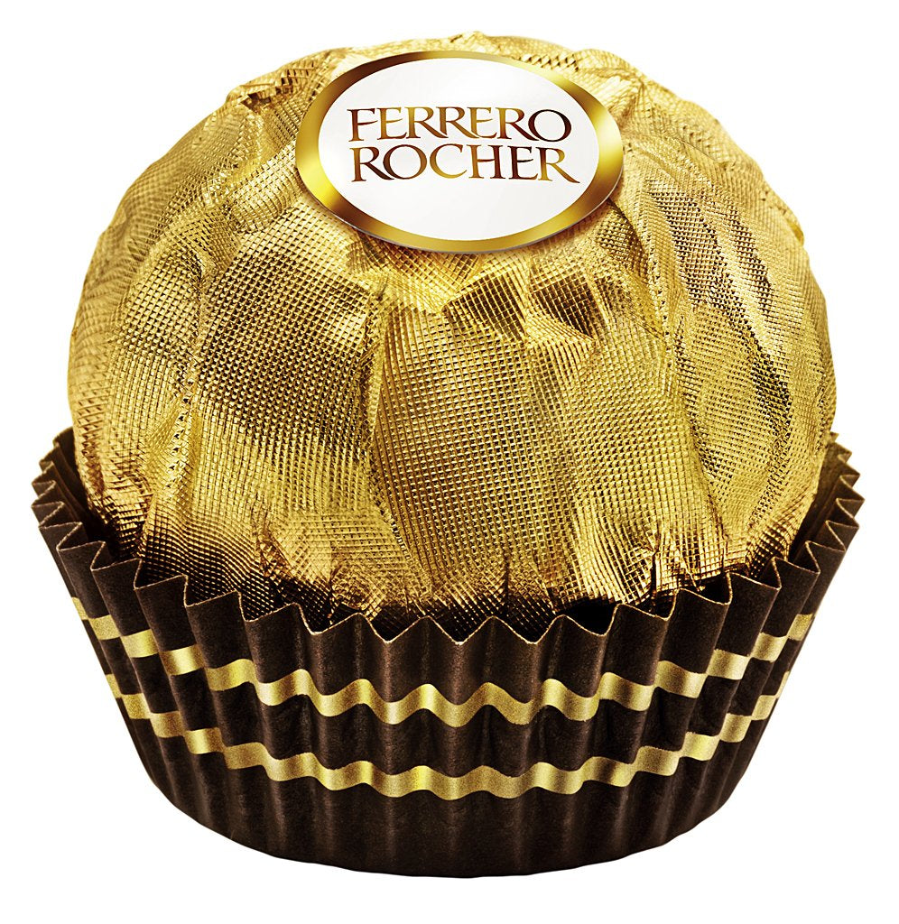 Ferrero Rocher - Spécialité pralinée croquante et crémeuse aux noix - 5 paquets de 16 pralines individuelles chacun