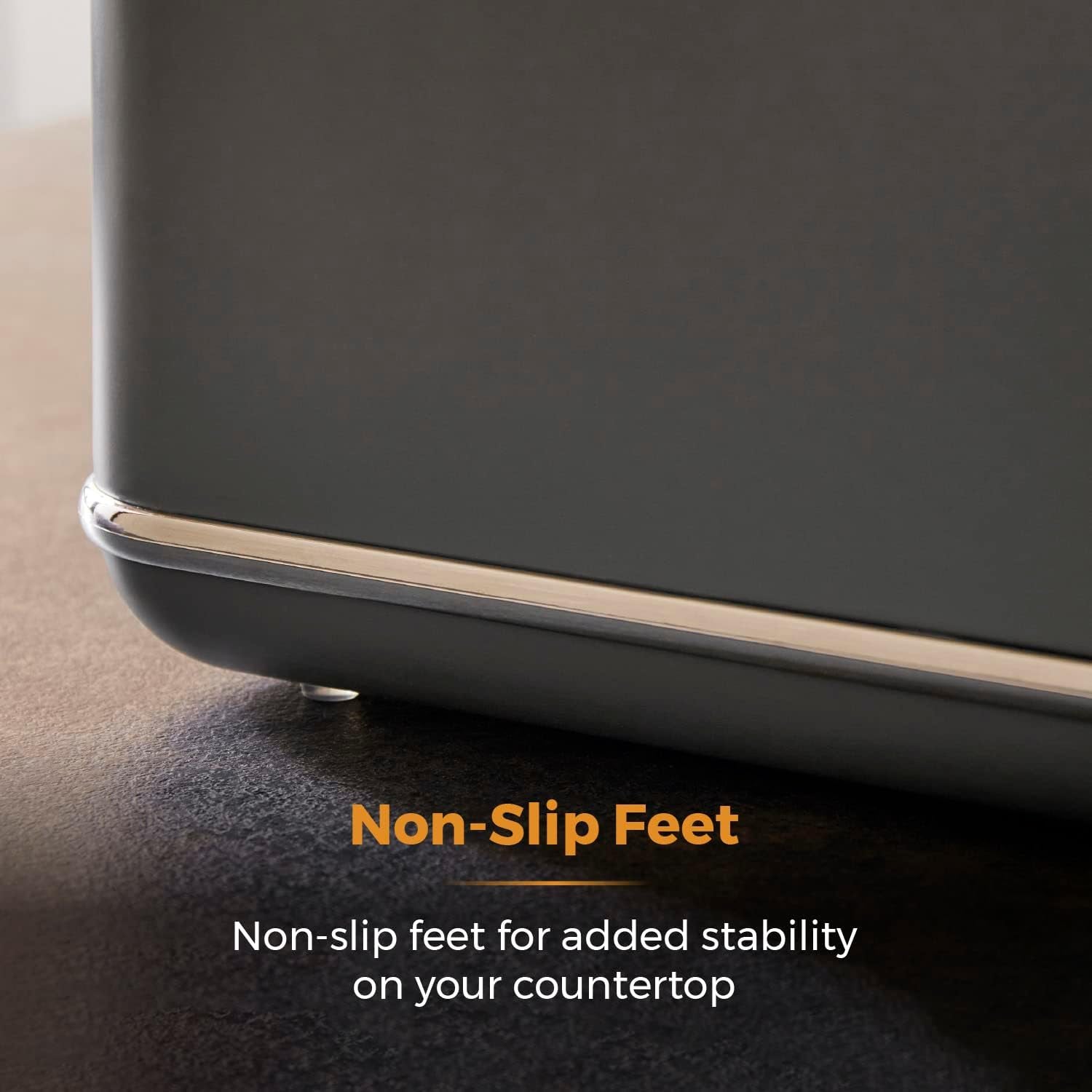 Tower T826175GRY Coș pentru pâine Renaissance, capacitate 16 l, capac simplu, gri Cutii depozitare alimente Naty Shop