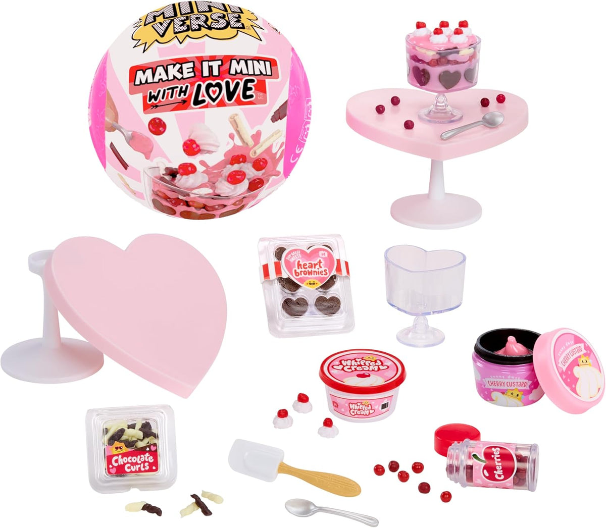 MGA Miniverse - Make It Mini with Love - Mini objets de collection, kit de bricolage en résine, série Saint-Valentin, répliques alimentaires, non comestibles - pour collectionneurs et enfants à partir de 8 ans