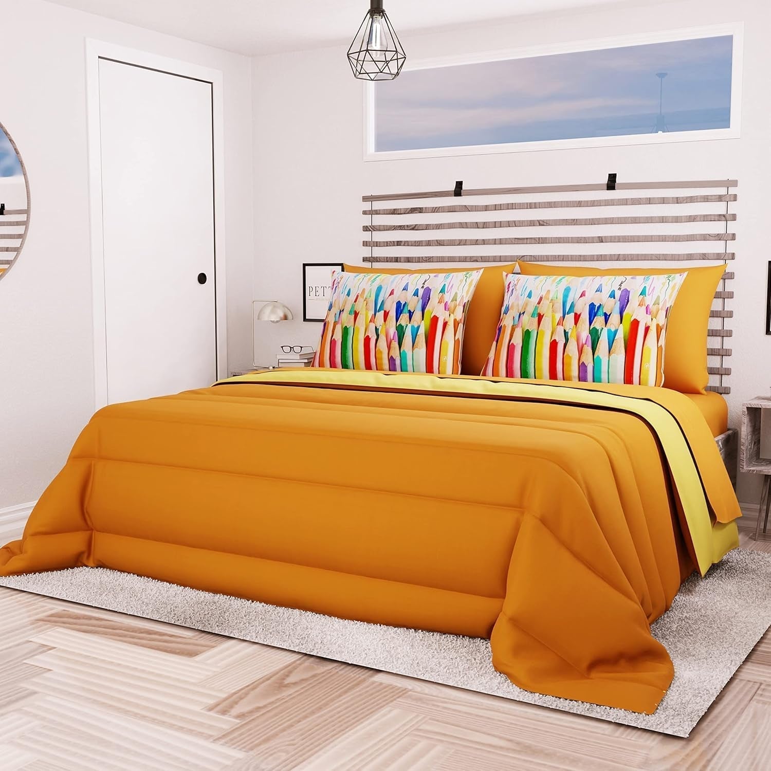 PETTI Artigiani Italiani - Couverture d'hiver pour lit double, maxi, monochrome, double face, blanc, gris, 100% Made in Italy