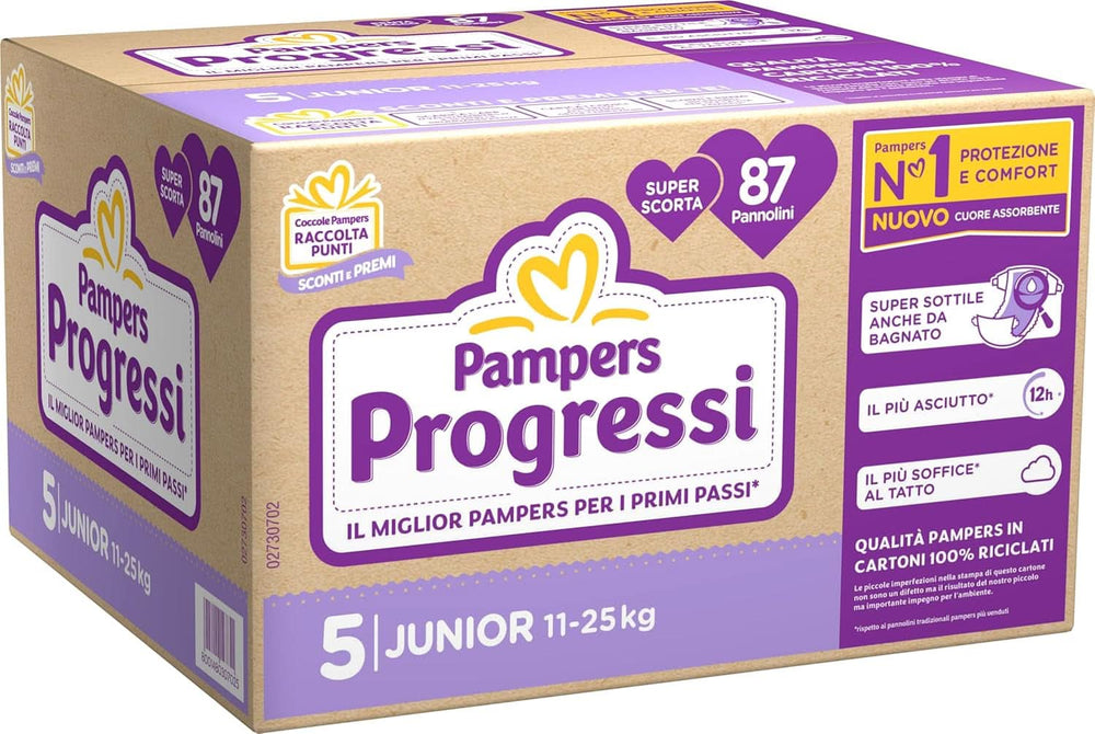 Pampers Penta Progressi Junior Mărimea 5, 87 buc Mama si Copilul Naty Shop