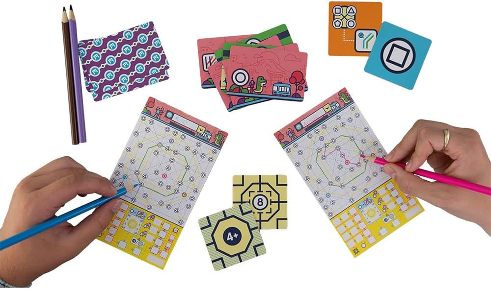 HCM Kinzel - Prochaine gare de Tokyo | Suite du jeu nominé | Flip & Write - Nouvelles lignes de métro pour le tourisme de Tokyo | Compétence et stratégie | Allemand | 55214