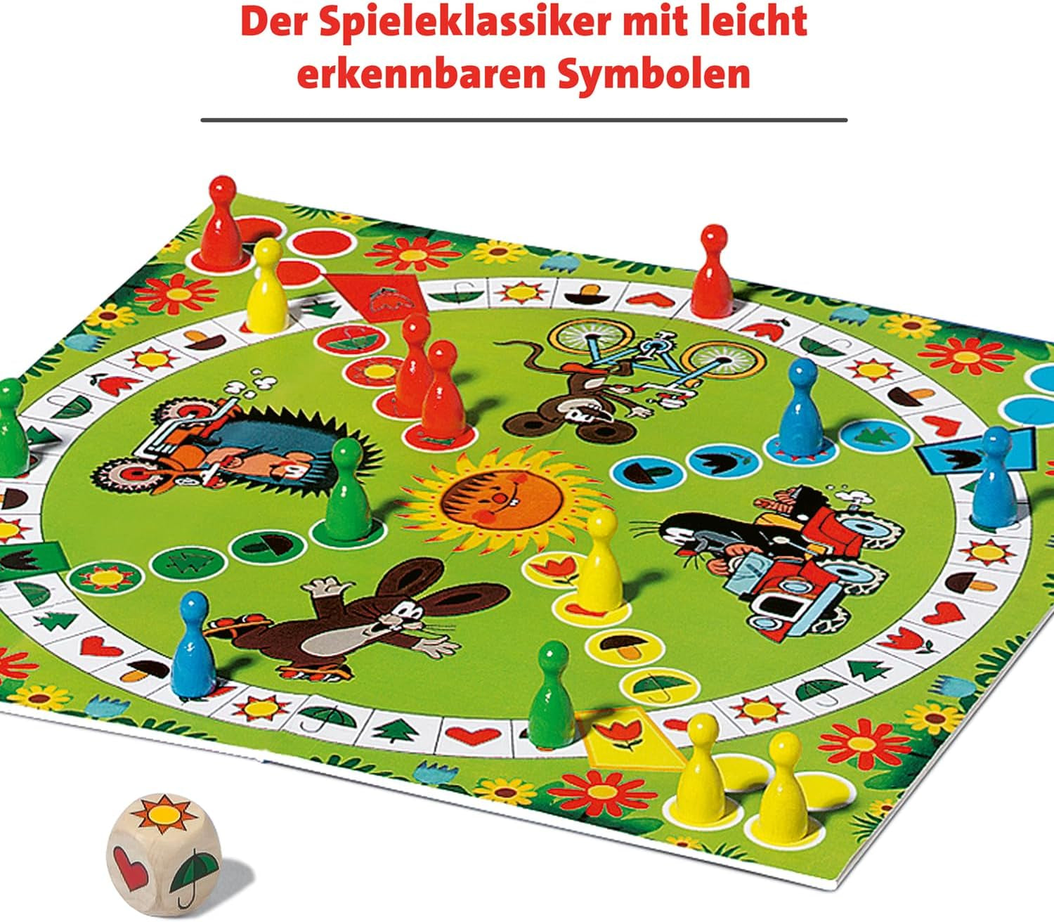 Ravensburger Kinderspiele 21570 - Der Maulwurf und Sein Lieblingsspiel - Jeux classiques pour enfants, jeux pour enfants à partir de 3 ans, pour 2-4 joueurs - Jeux de société