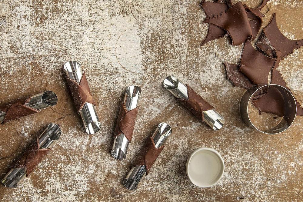 0060212 Cannoli Siciliani Métal 12x2 cm Paquet de 6