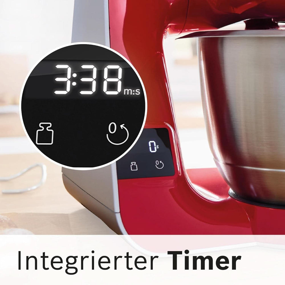 Robot culinaire Bosch Série 4 MUM5X720, balance intégrée, bol inox 3,9L, mixeur 1,25L, 1000W Accessoires Alimentation et Allaitement Bebe Naty Shop