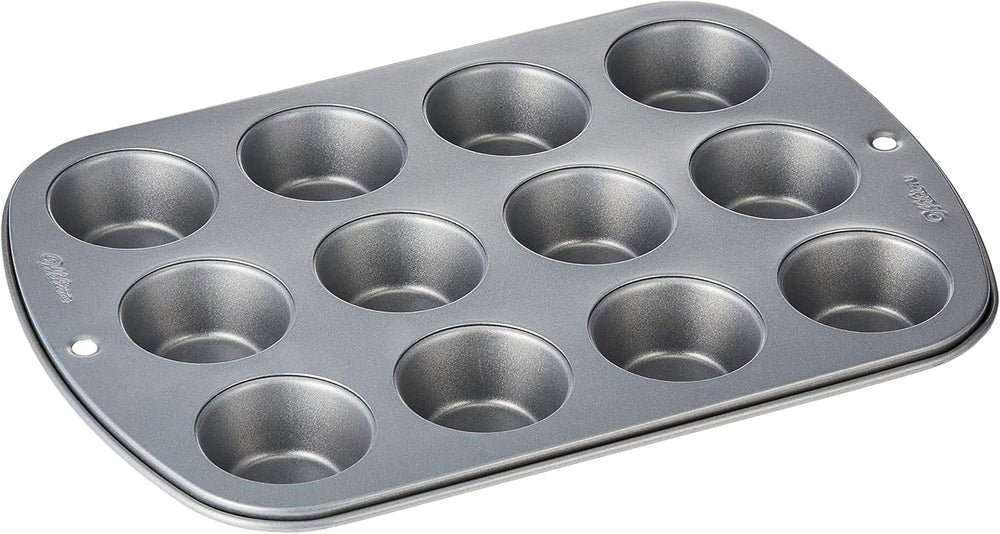 Wilton 24 Er Mini-Muffinbackform, Antihaftbeschichte, Argent Moules et plaques à pâtisserie Naty Shop 3,27 X 21,05 X 28,72 Cm