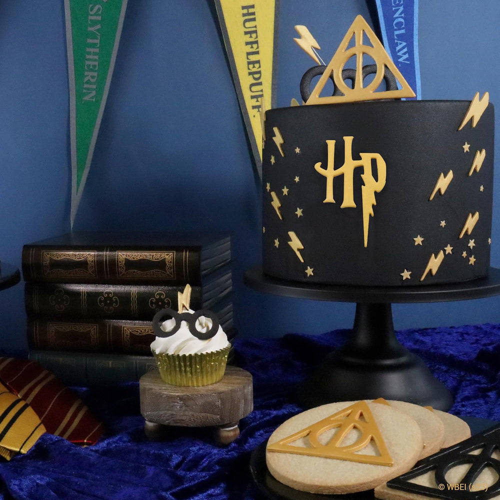 Emporte-pièces et fondant Harry Potter, logo HP