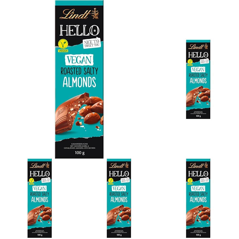 Chocolat Lindt Hello, amandes grillées salées, 100g