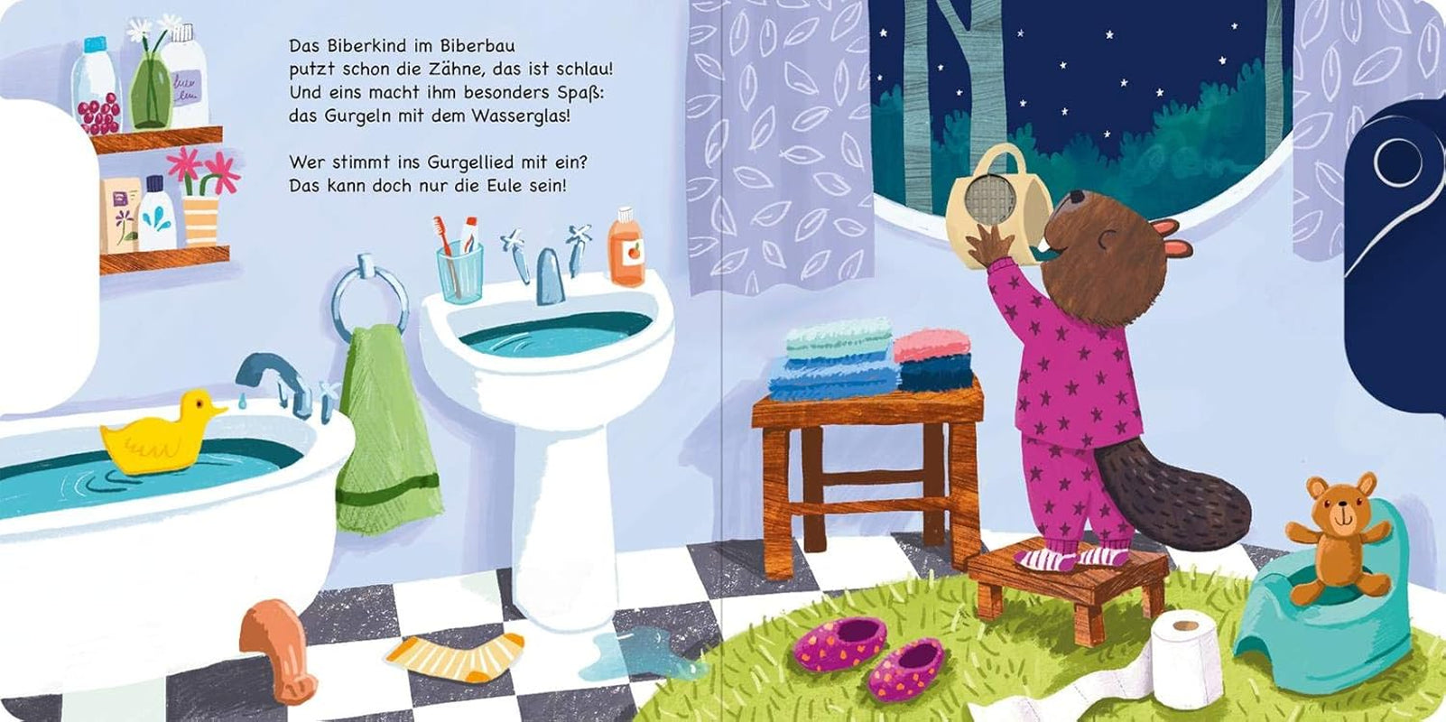 Shoo, shoo, acum și tu dormi!: Slider și 11 sunete | O carte inovatoare cu sunete de slider pentru cei mici cu vârsta de peste 18 luni Jucarii Bebe Naty Shop