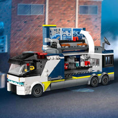 LEGO City Camion de police avec laboratoire, ensemble de police quad et camion jouet pour enfants, cadeau pour garçons et filles à partir de 7 ans, plus 5 figurines - 2 policiers, 1 scientifique et 2 escrocs 60418 Jeux de construction Beuche den LEGO-Store