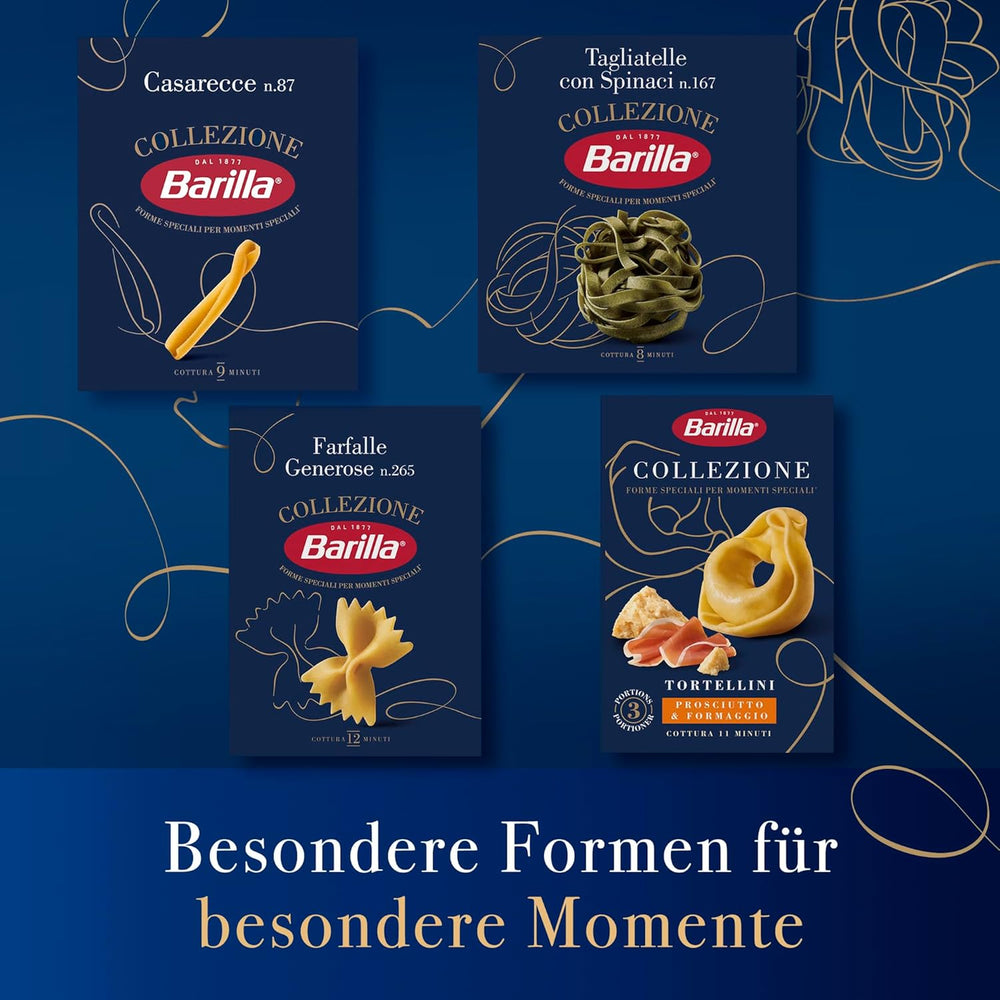 Barilla Collezione Farfalle Pâtes à base de blé dur de haute qualité, toujours al dente, (1 x 500g)