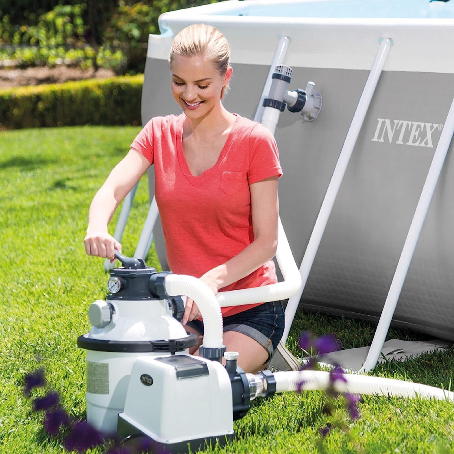 Système de filtre à sable Intex Krystal Clear 7,9 m³ pour piscines jusqu'à 36 000 l 26646