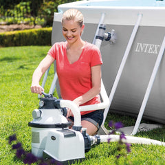 Système de filtre à sable Intex Krystal Clear 7,9 m³ pour piscines jusqu'à 36 000 l 26646