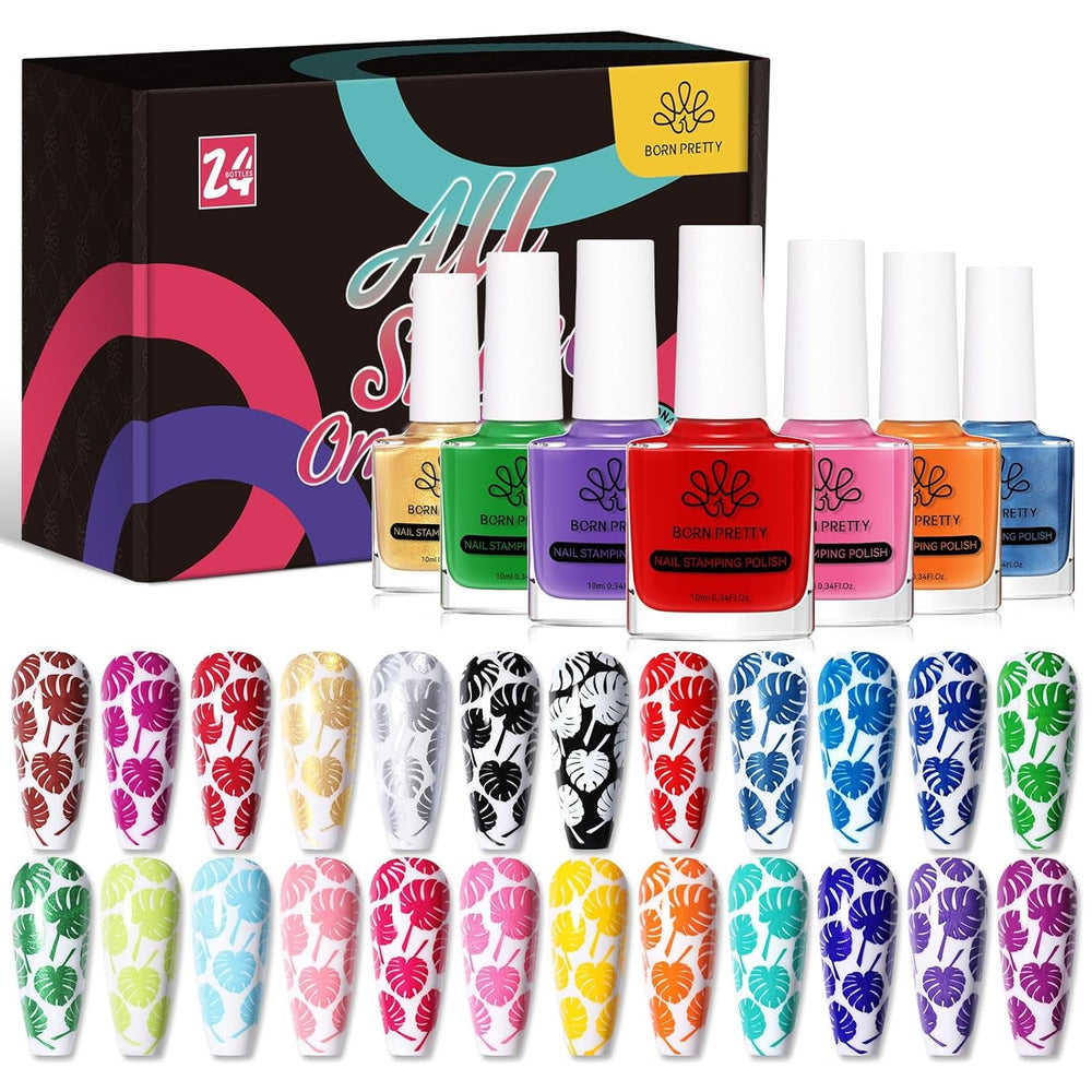 Vernis à ongles à paillettes Born Pretty, vernis à ongles noir brillant à paillettes arc-en-ciel Super Shine